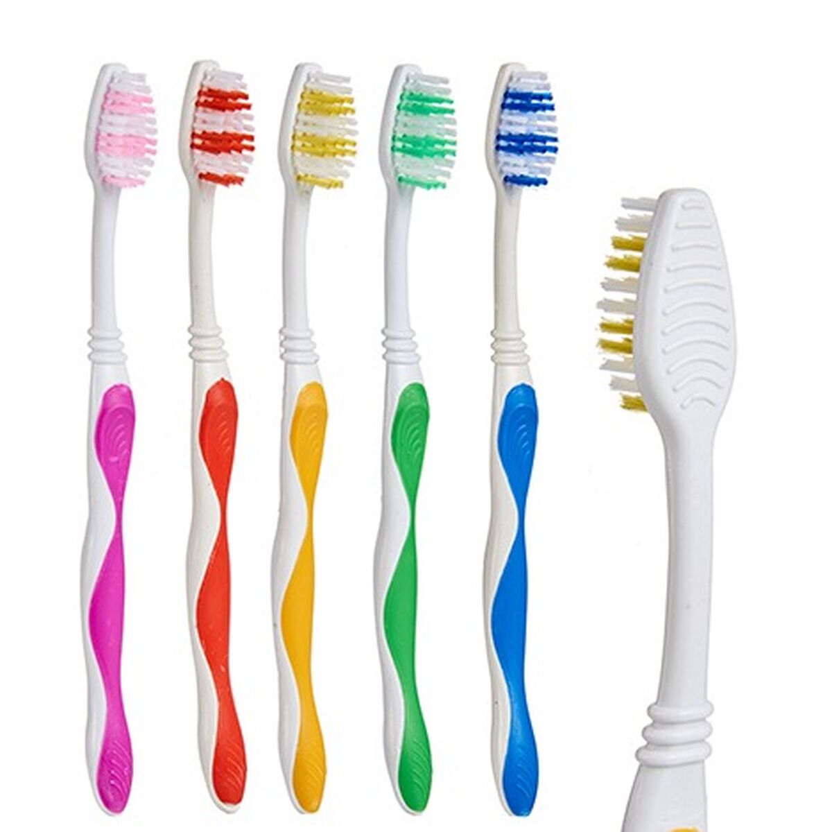 Brosse à Dents Berilo Jaune Bleu Rouge Vert (12 Unités)